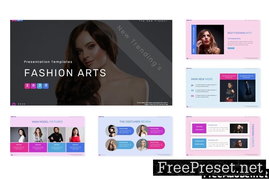 Fashion Arts - Powerpoint Template