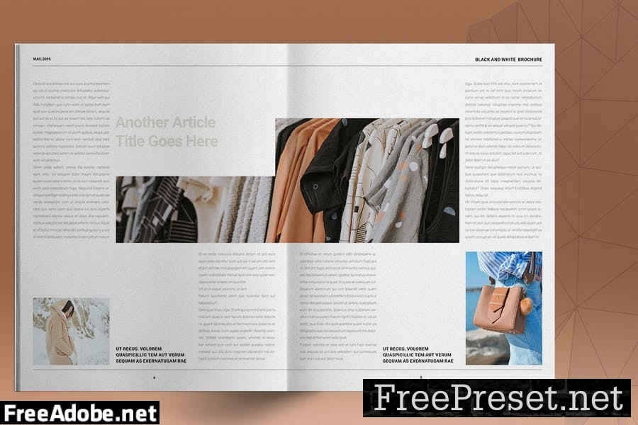 Fashion Brochure Layout