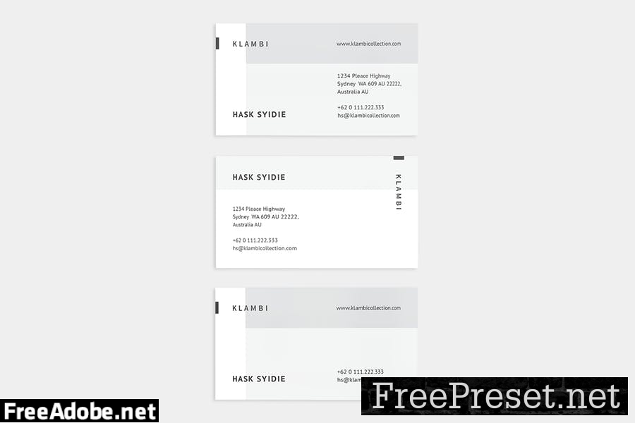 Fashion Business Cards