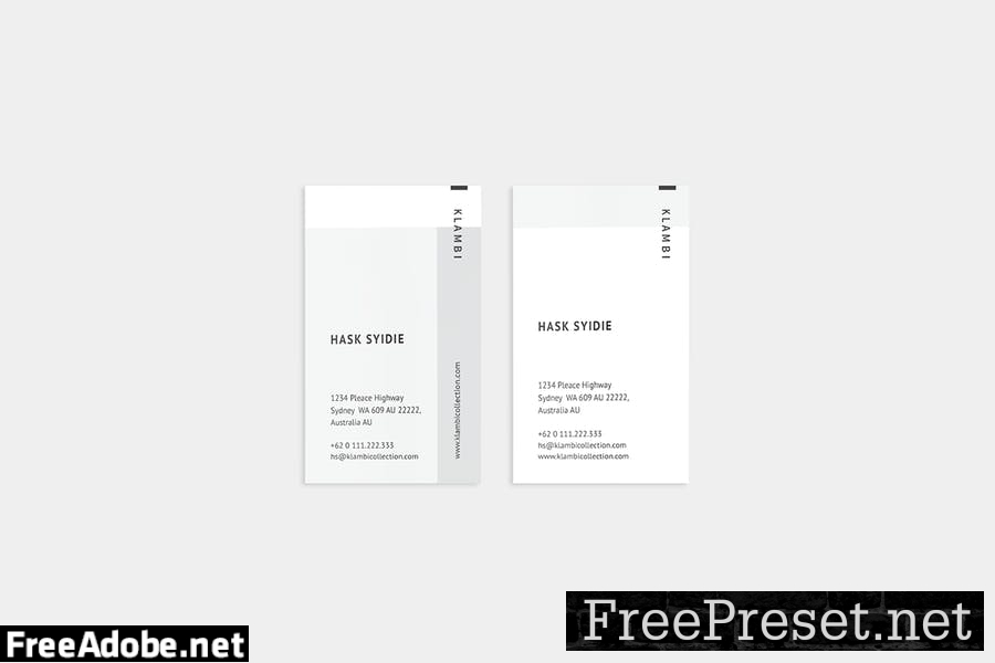 Fashion Business Cards