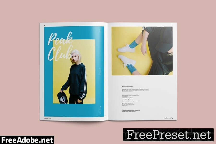 Fashion Catalog / Lookbook Brochure Template QM2PW2Z