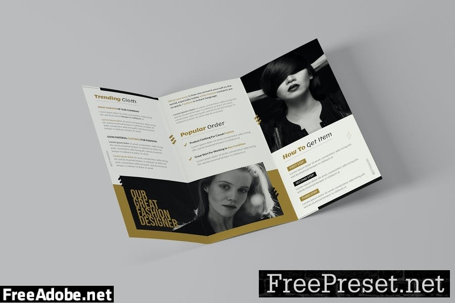 Fashion Collect | Trifold Brochure EYB8D3H