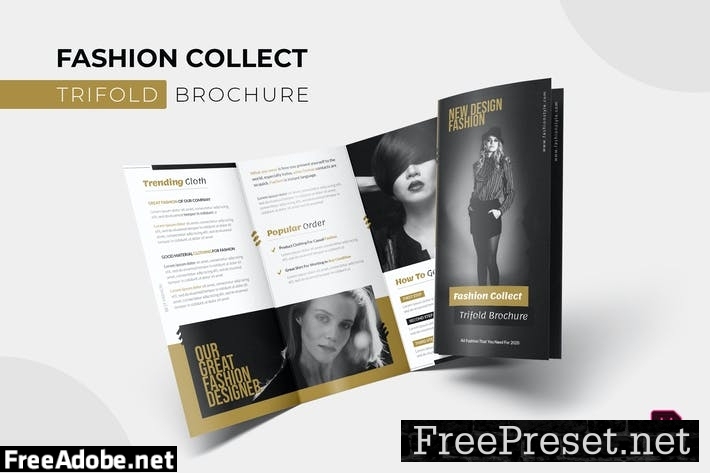 Fashion Collect | Trifold Brochure EYB8D3H