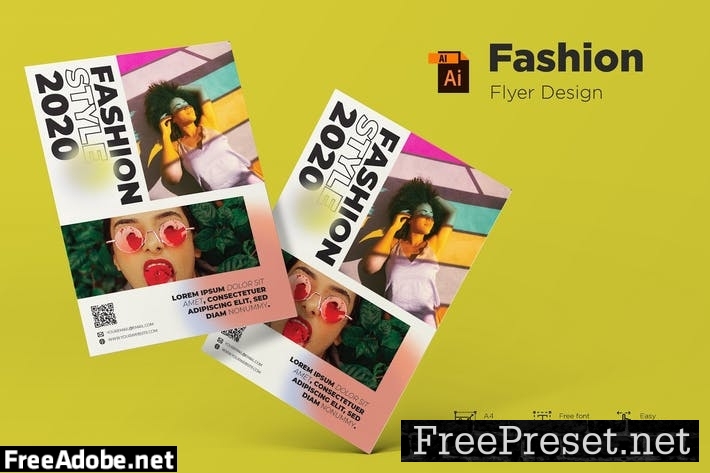 Fashion - Flyer Design Template 5VZFT94