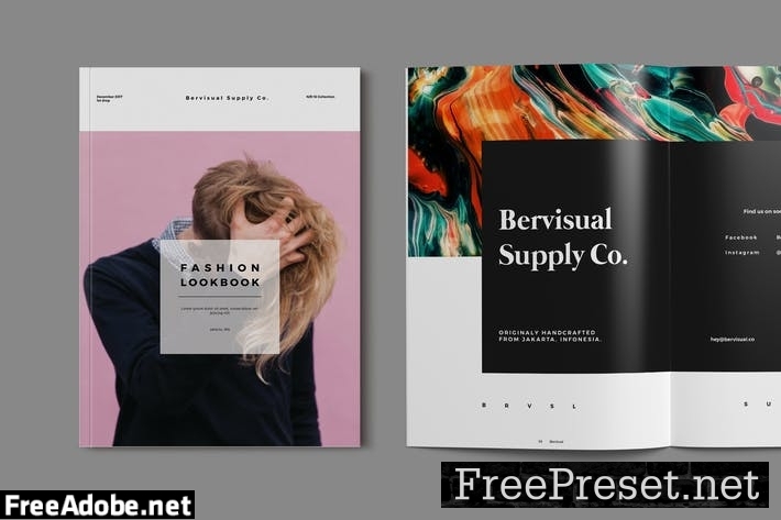 Fashion Lookbook Template JXALZYC