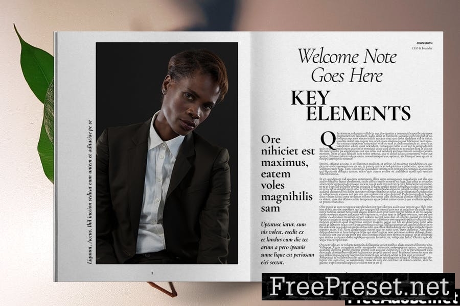 Fashion Magazine Template