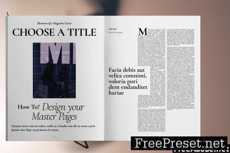 Fashion Magazine Template