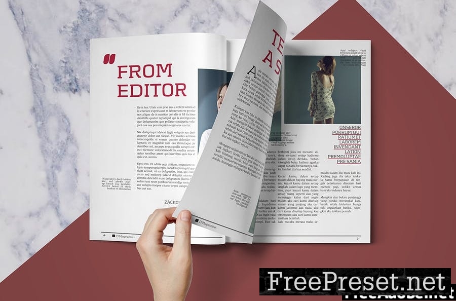 Fashion Magazine Template HQQ6HQR