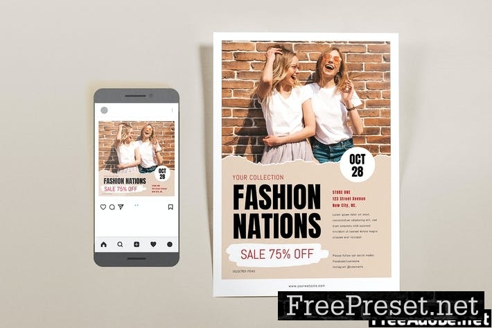 Fashion Nation Template Set L7RAYNR