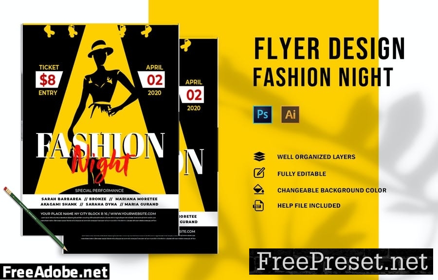 Fashion Night | Flyer 6FVXDVS