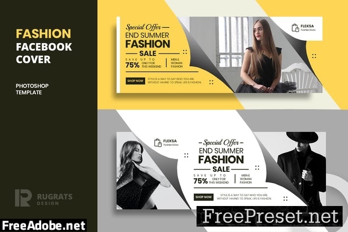 Fashion r2 Facebook Cover Template 6PQNMHR