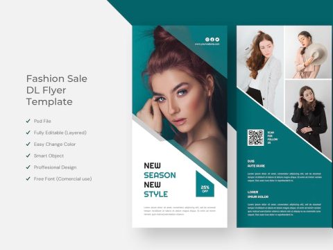 Fashion Sale DL Flyer ZYCD4V6