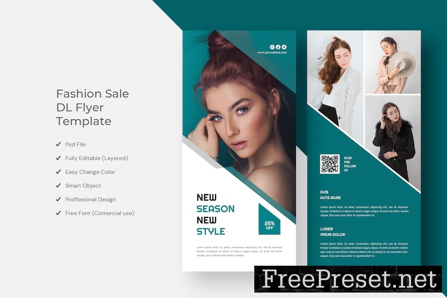 Fashion Sale DL Flyer ZYCD4V6