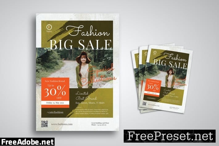 Fashion Sale Flyer 6CWE6EW