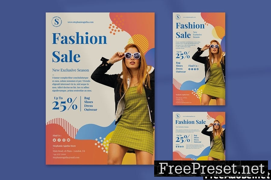 Fashion Sale Flyer - Instagram Post & Stories