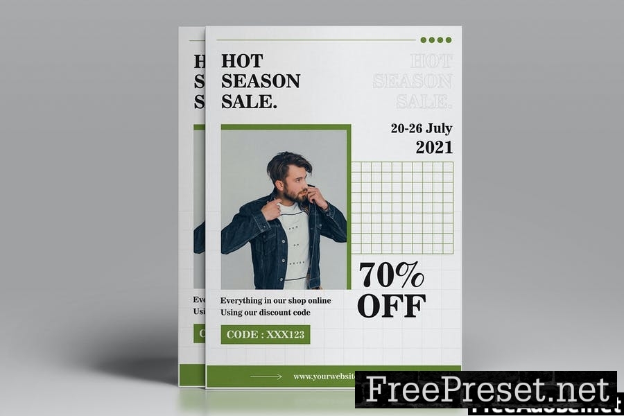 Fashion Sale Flyer Template Vol. 03