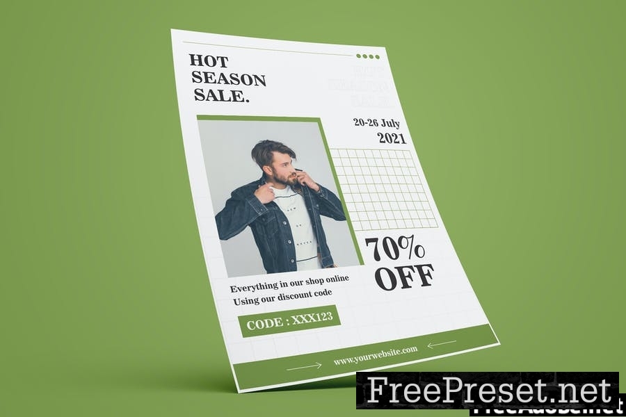 Fashion Sale Flyer Template Vol. 03