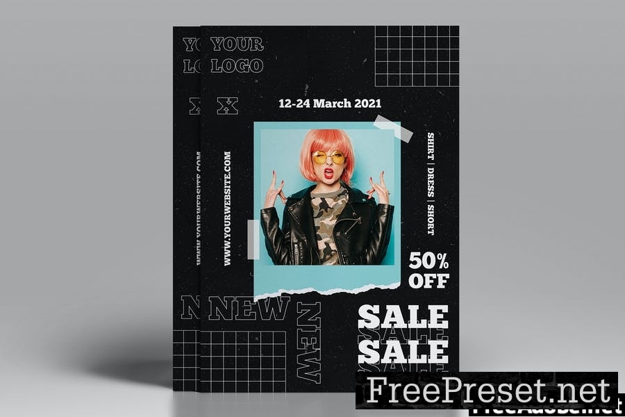 Fashion Sale Flyer Template Vol. 04