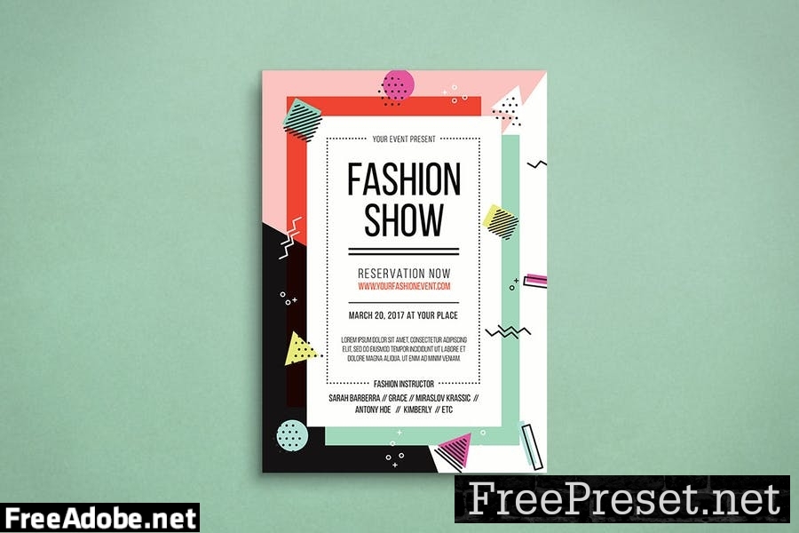 Fashion Show Flyer 9JX2PEV