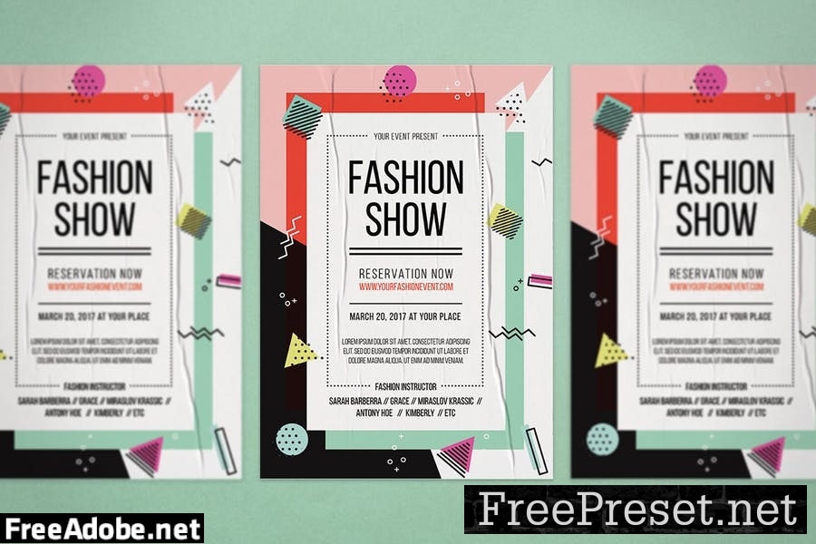 Fashion Show Flyer 9JX2PEV