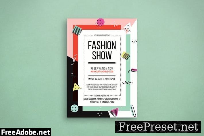 Fashion Show Flyer 9JX2PEV