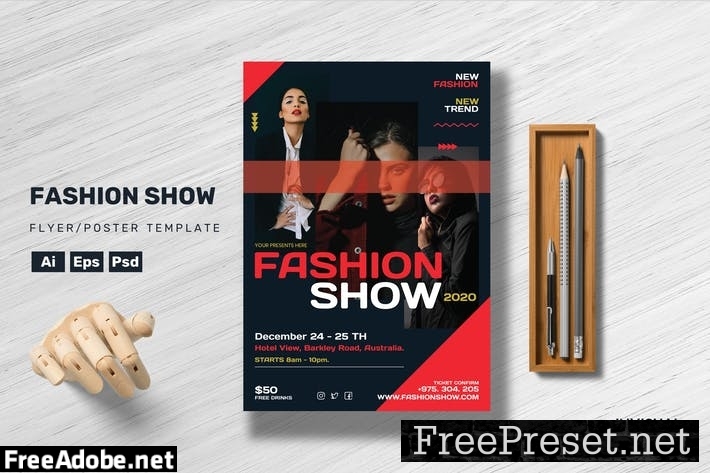 Fashion Show - Flyer Template 82CNXH8