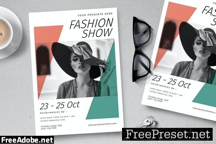 Fashion Show Poster & Flyer Z6KZEW