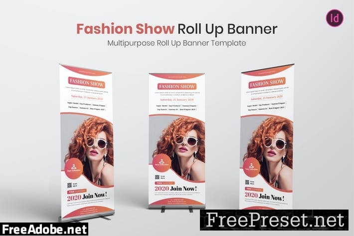 Fashion Show Roll Up Banner HK86AL9