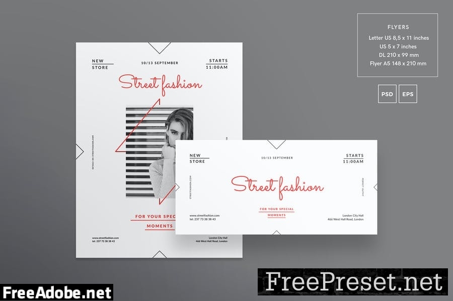 Fashion Store Flyer and Poster Template