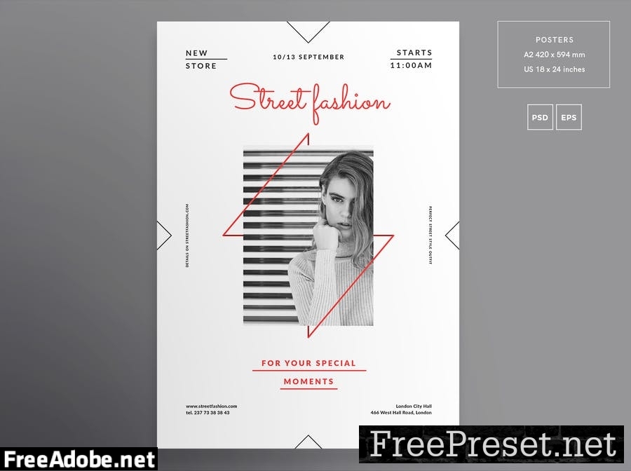 Fashion Store Flyer and Poster Template