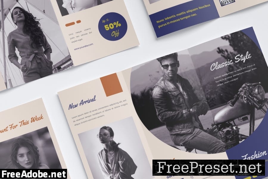 Fashion Store Trifold Brochure