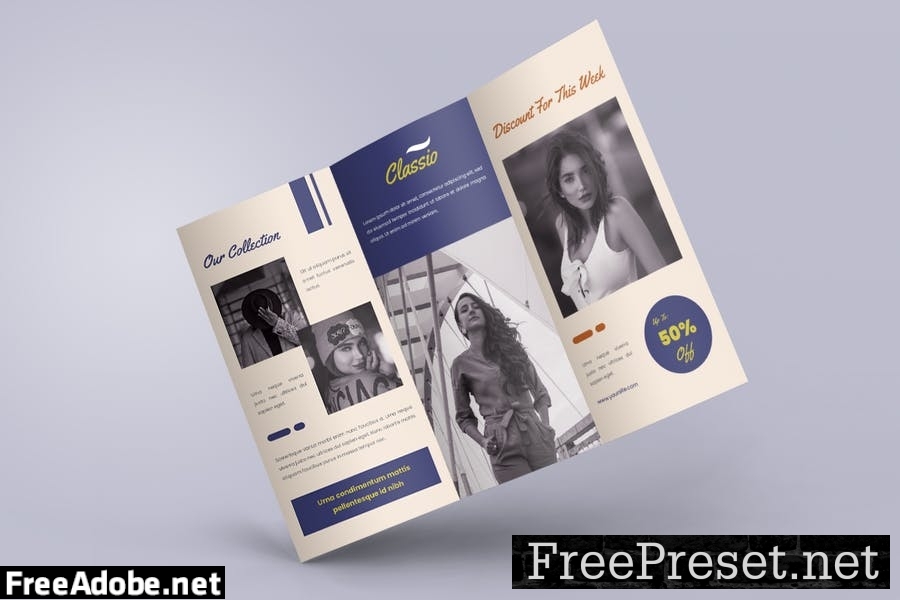 Fashion Store Trifold Brochure