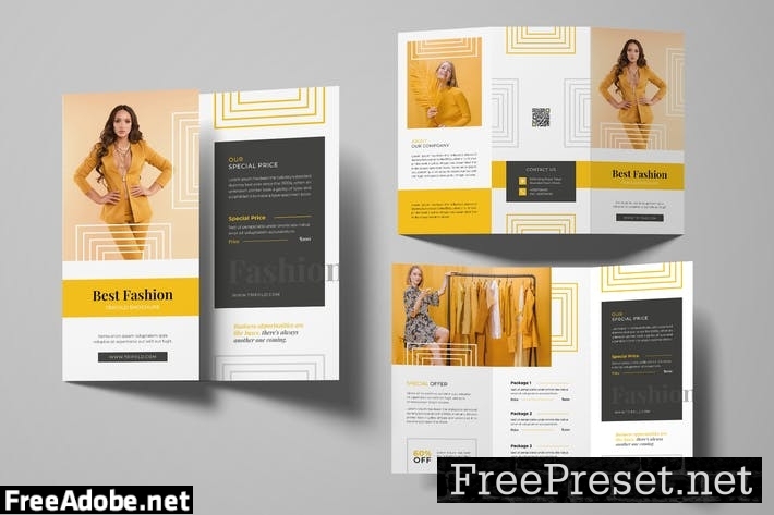 Fashion Store Trifold Brochure CAE3WMH