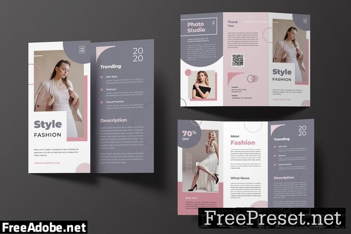 Fashion Trifold Brochure 3LKEG9W