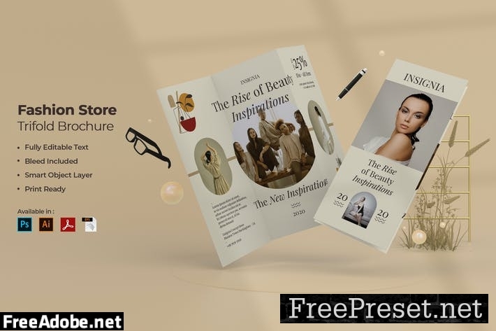 Fashion Trifold Brochure Z5CY2JV