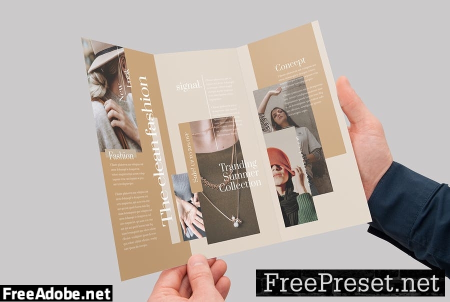 Fashion Trifold Brochure