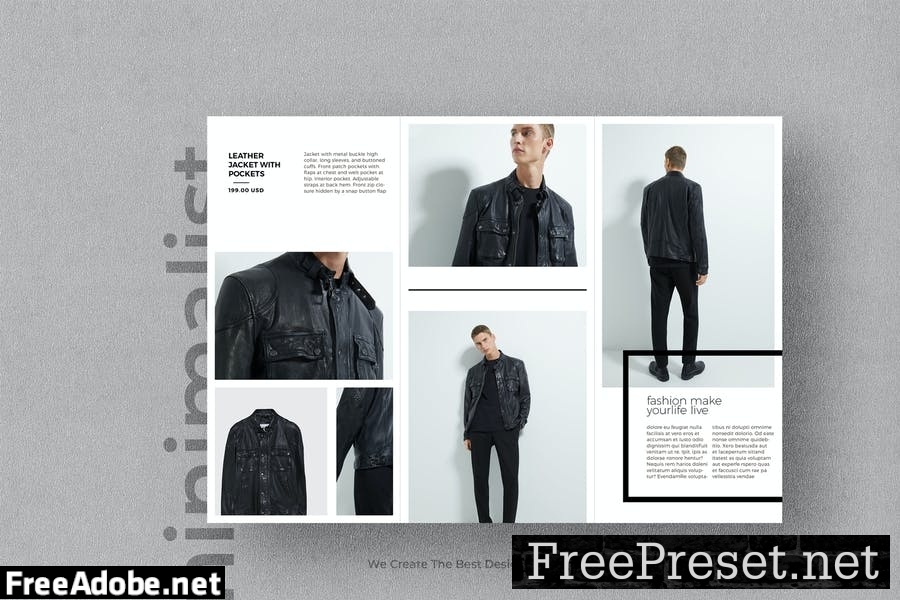 Fashion Trifold Brochure 6VXGTK8