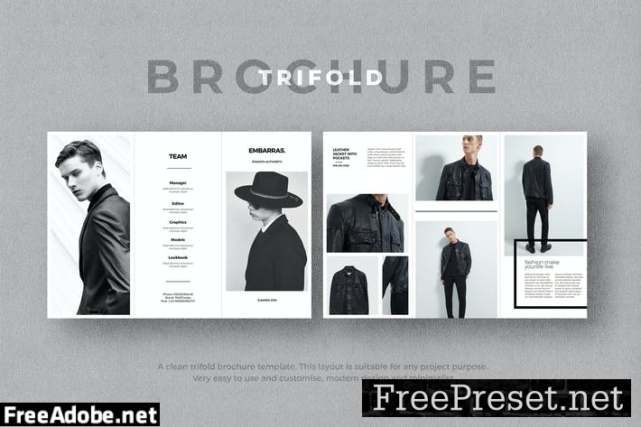 Fashion Trifold Brochure 6VXGTK8