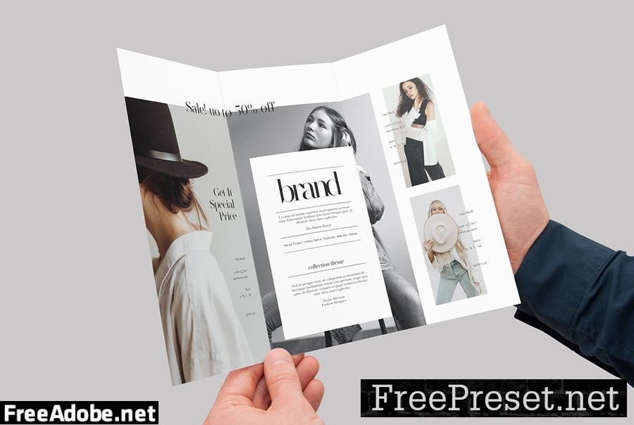 Fashion Trifold Brochure HSDMQYK