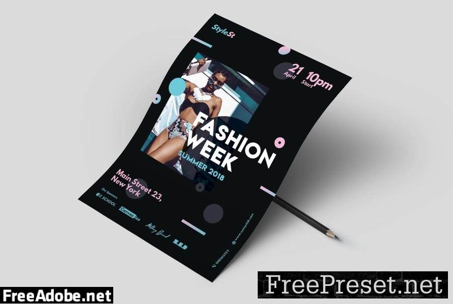 Fashion Week Poster RMSSNV