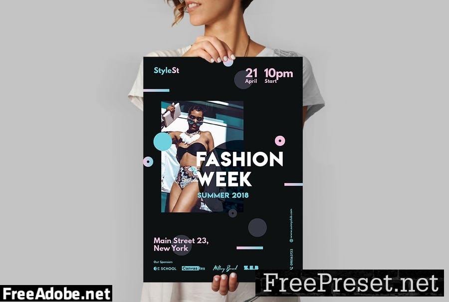 Fashion Week Poster RMSSNV