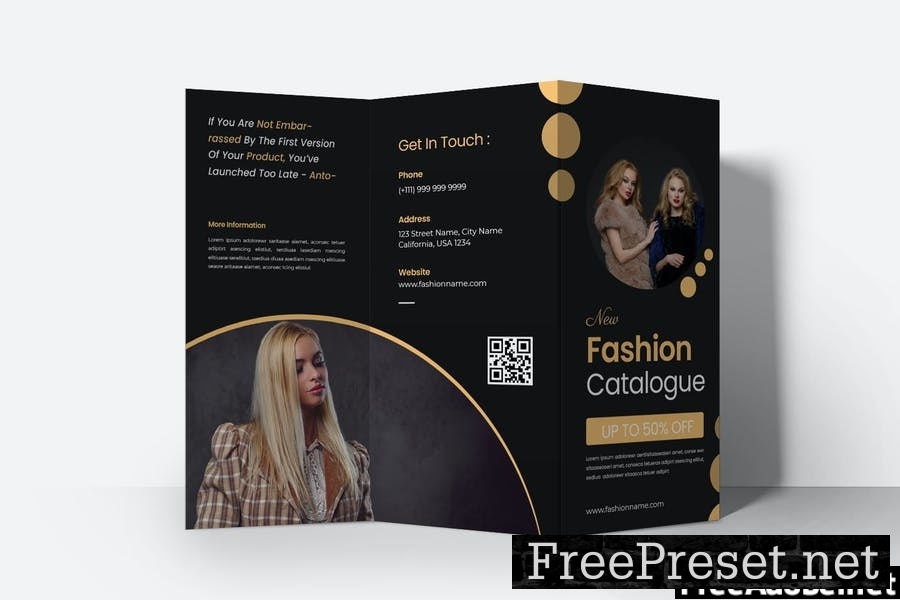 Fashionable Store Trifold Brochure 3NT93HZ