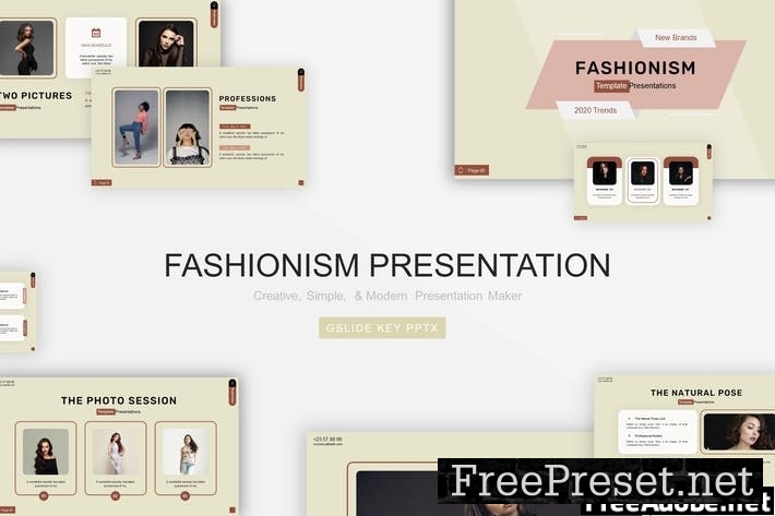 Fashionism Presentation Template ZRNDDS2