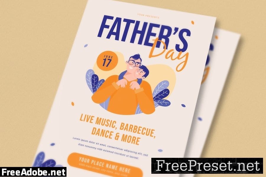 Father's Day Flyer Pack E9X5U7J