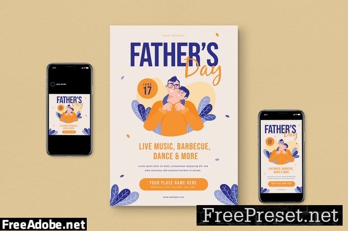 Father's Day Flyer Pack E9X5U7J