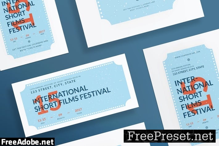 Film Festival Flyer and Poster Template 6L3GA2