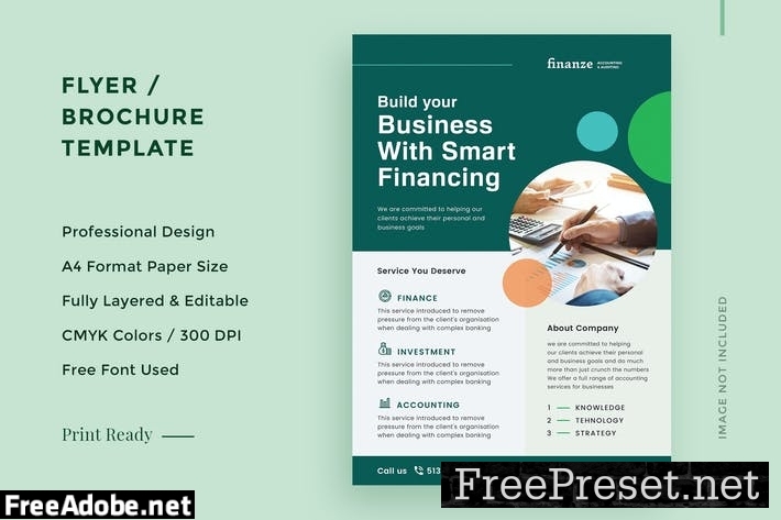 Finance Flyer Template VPM68SU