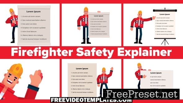 Firefighter Safety Explainer - Video Template - 38852771