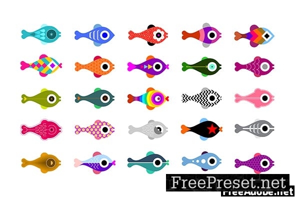 Fish Vector Icons