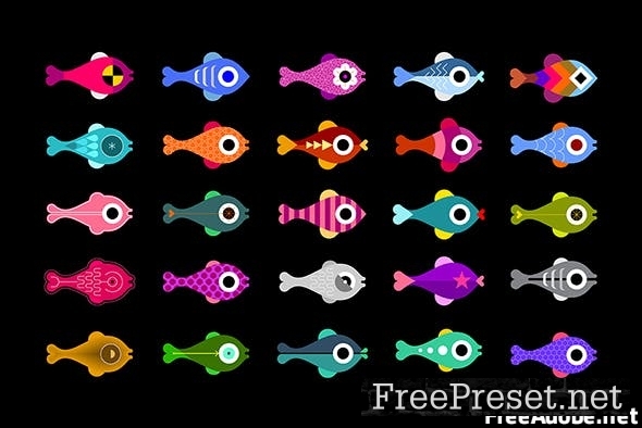 Fish Vector Icons